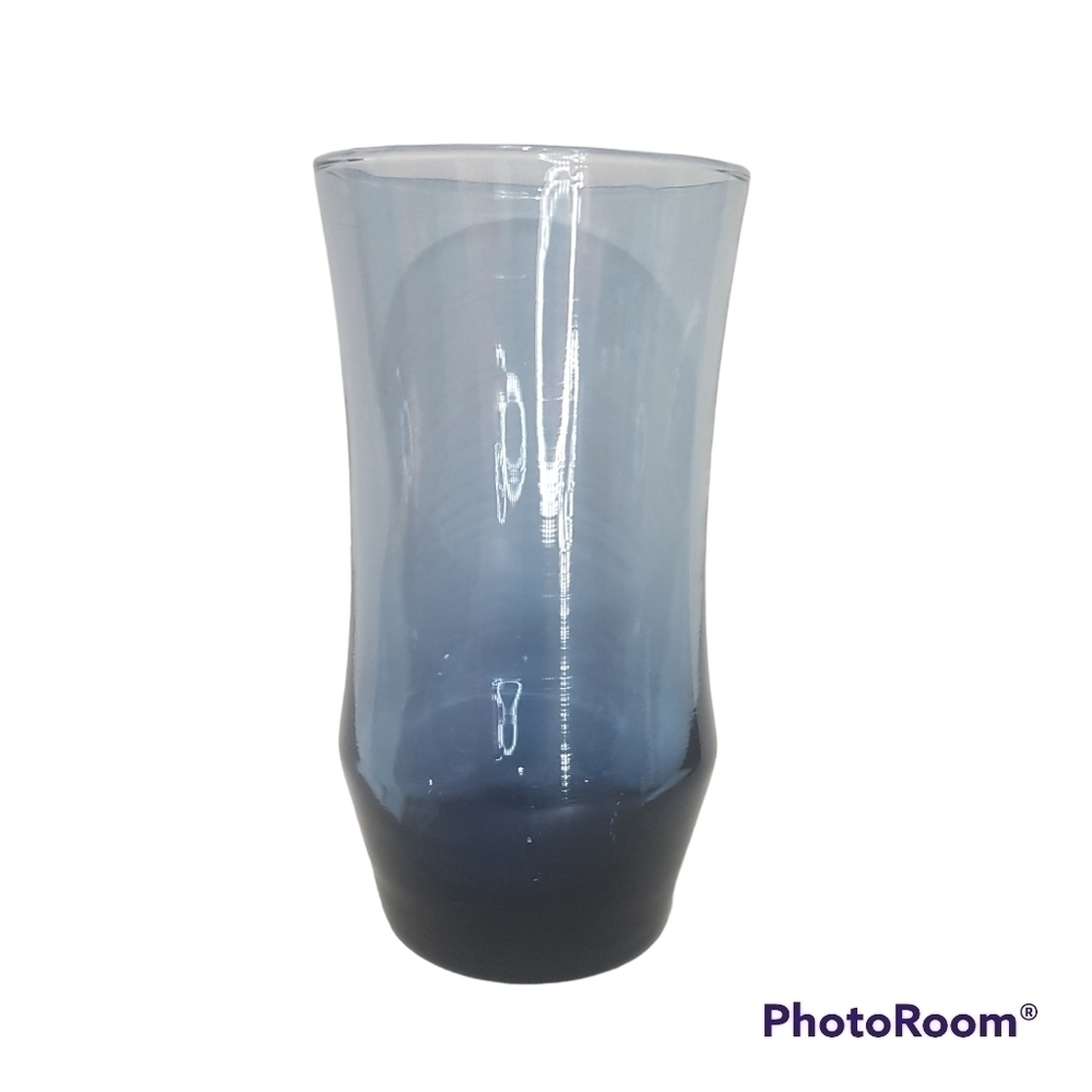 Vintage Libbey Apollo Blue 13 Ounce Drinking Glass